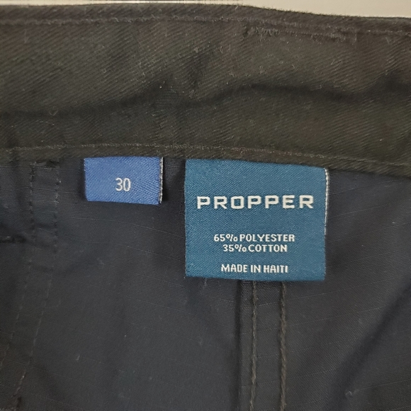Propper Tactical Utility Shorts Size 30 Mens Canvass Ripstop Navy Blue - Picture 7 of 8